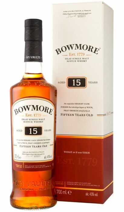 Bowmore Sherry Cask 15 Year Old Whisky 700ml