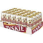 TYSKIE Polish Beer 500ml Cans (case 24)